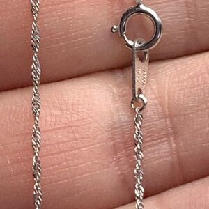 Platinum Chain Necklace! Stunning Marked PT850.